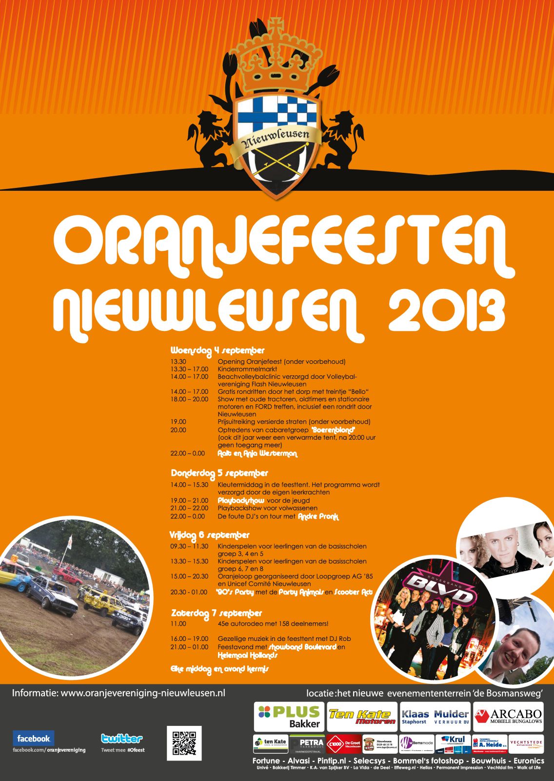 Programma Oranjefeesten 2013